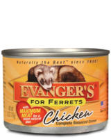 Влажный корм Evangers Chicken Can Ferret Food с курицей, 170 гр