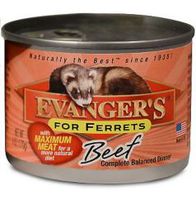 Влажный корм Evangers Beef Can Ferret Food с говядиной, 170 гр