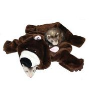 Плед-мешочек для сна Медведь, Marshall Pet Bear Rug Ferret Sleep Sack